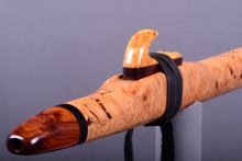 Maple Burl Native American Flute, Minor, Mid A-4, #J47B